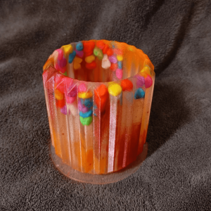 Ribs Vase Resin Mould